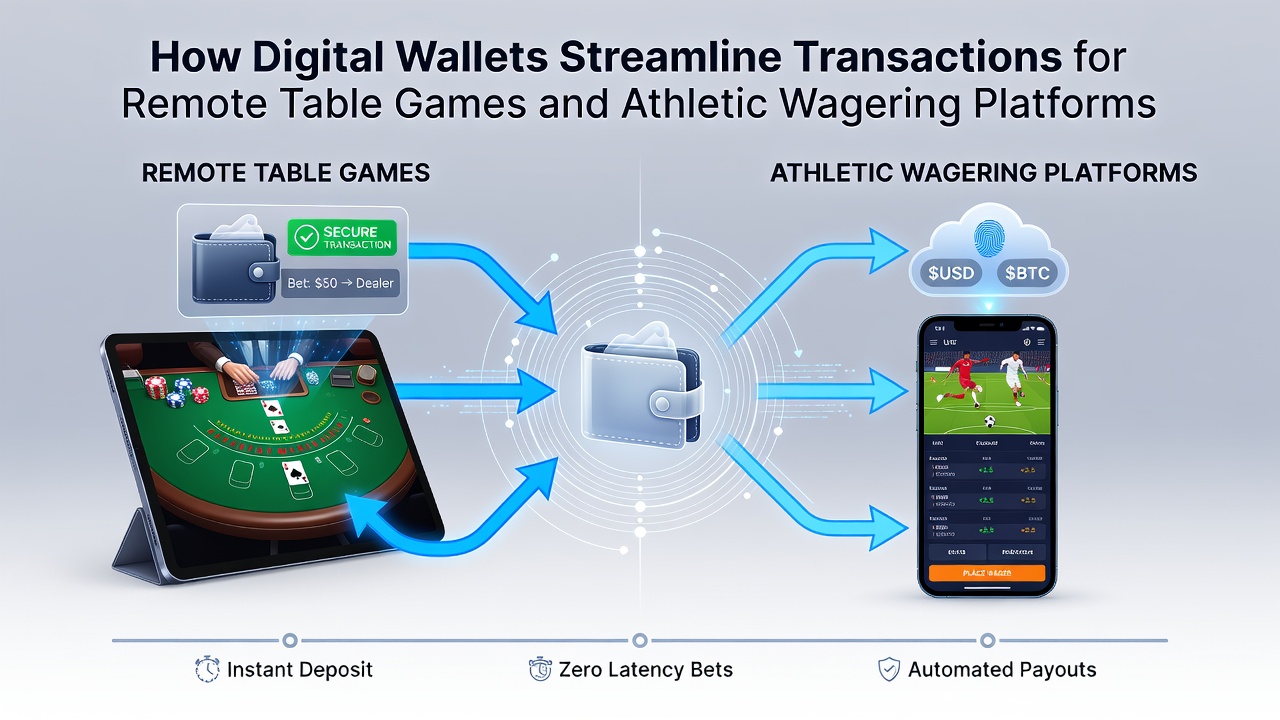 Transacties via digitale wallets bij sportweddenschappen en tafelspellen